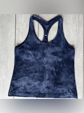 Lululemon diamond dye cool racerback short length tank top women’s size 10 yoga